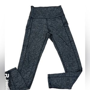 Aerie chill play move gray full length leggings with pockets Medium M